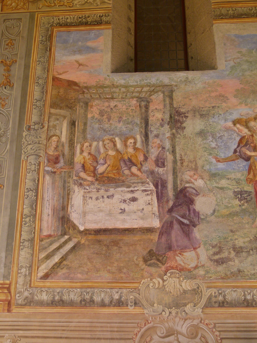 Chiostro di Santa Chiara Abraham 3angels