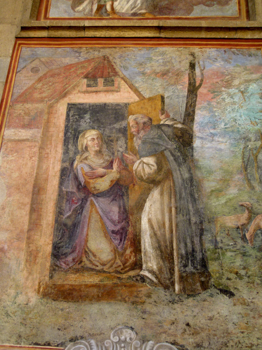 Chiostro di Santa Chiara Fresco 17