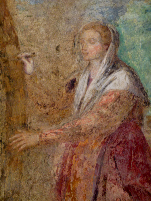 Chiostro di Santa Chiara Fresco 23