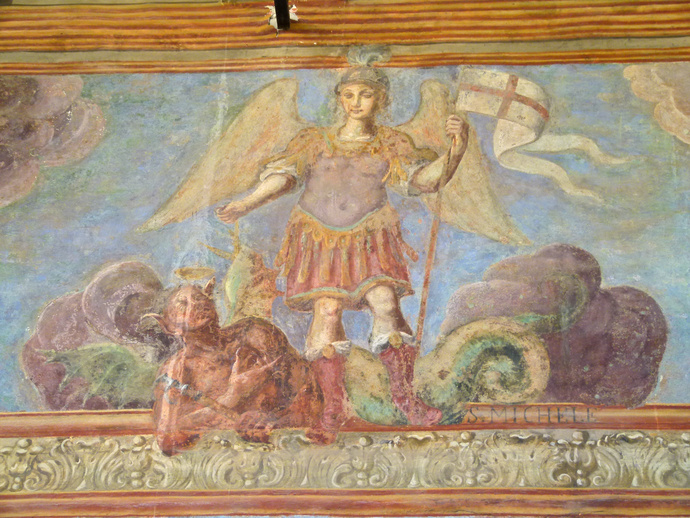 Chiostro di Santa Chiara Fresco 26