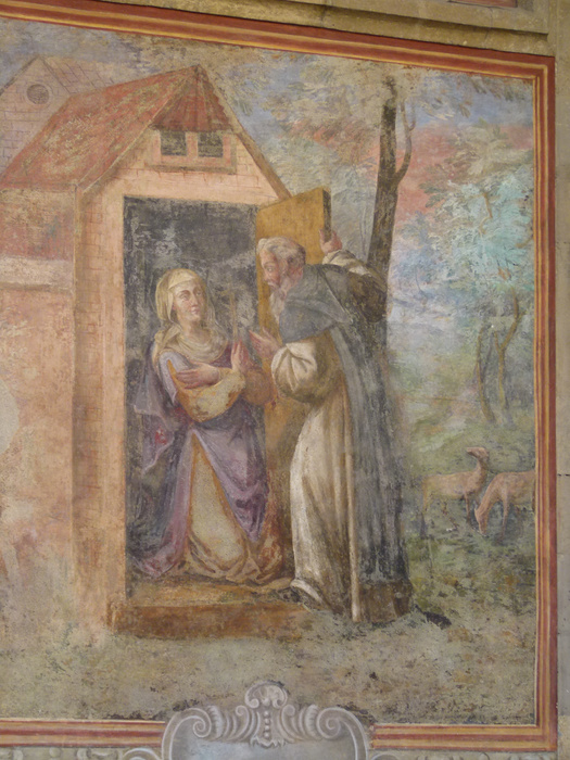 Chiostro di Santa Chiara Fresco 38