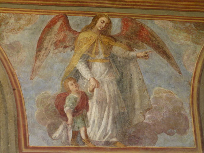 Chiostro di Santa Chiara Fresco 39