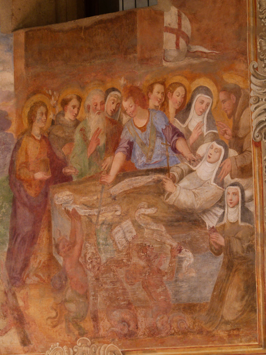 Chiostro di Santa Chiara Fresco 41