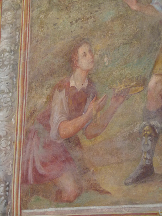 Chiostro di Santa Chiara Fresco 5