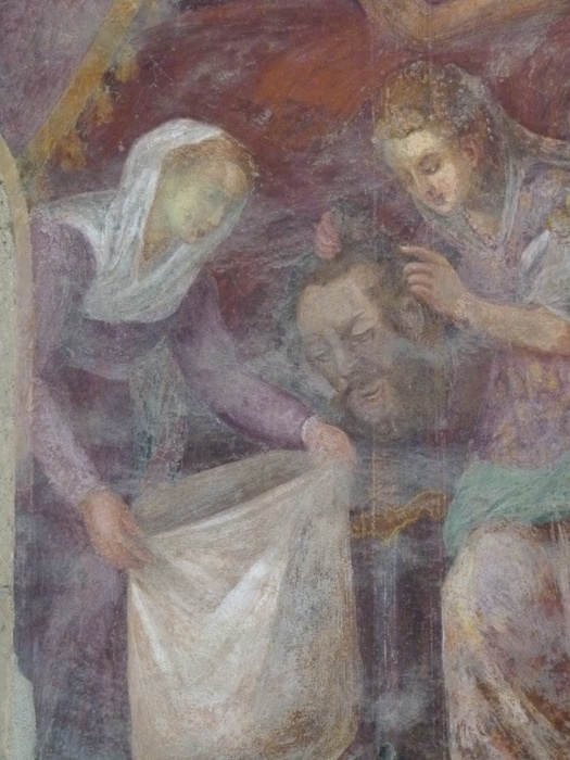 Chiostro di Santa Chiara Fresco 8