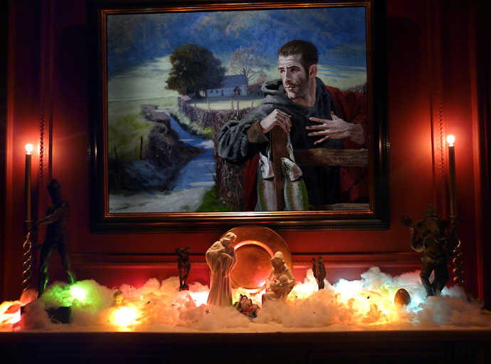 Jesus & Krishna with Mary & Joseph Durand's St