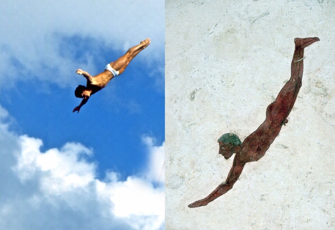 Paestum Diver & Greg Louganis