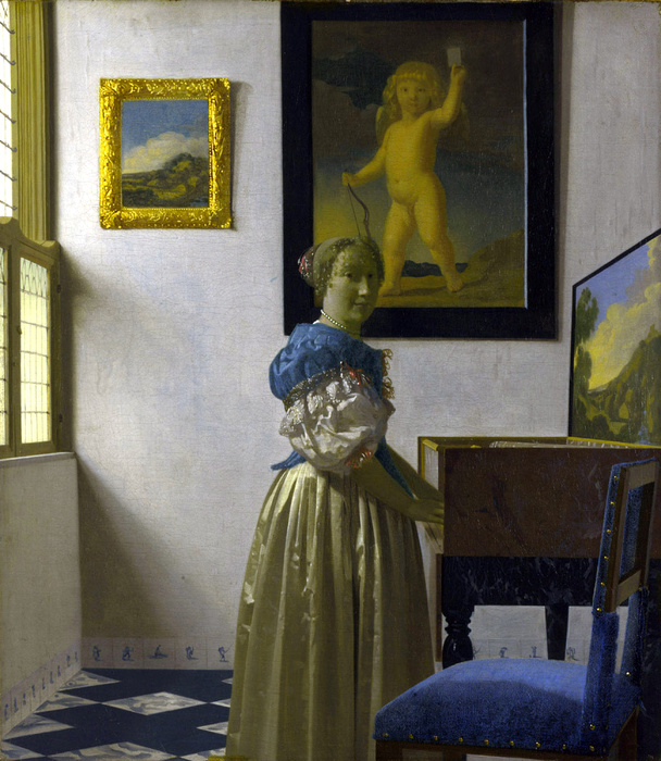 Vermeer Lady at Virginals 1673 75