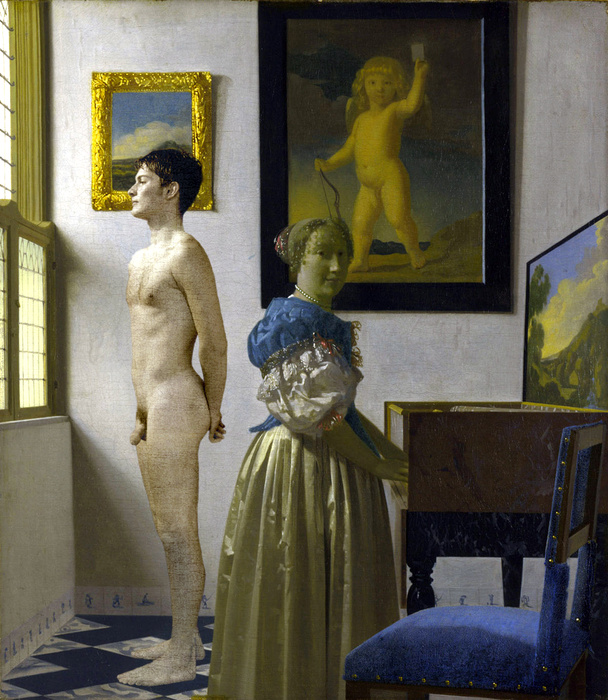 Vermeer Lady at Virginals 1673 75 Revised