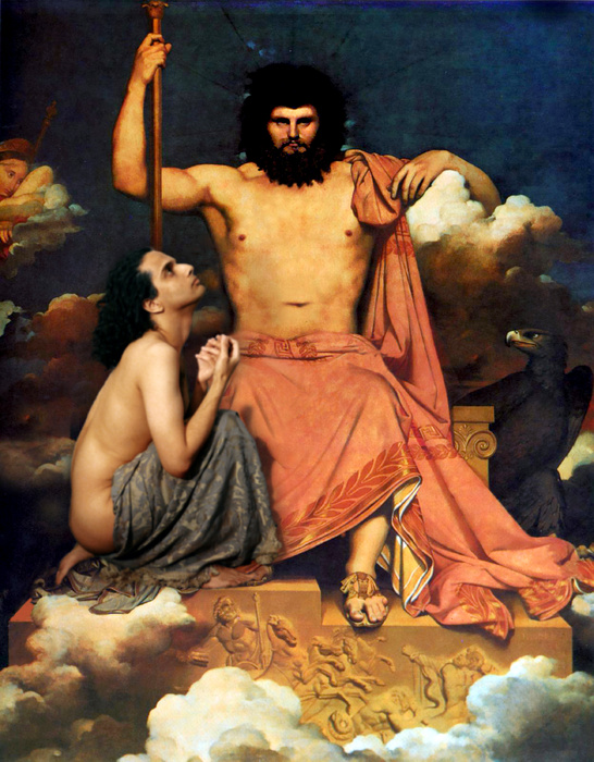 Ingres Jupiter and Ganymede