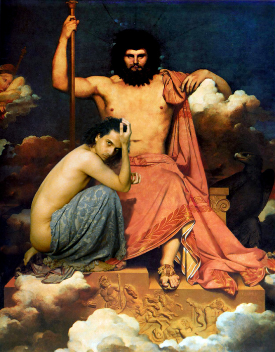 Ingres Jupiter and Ganymede